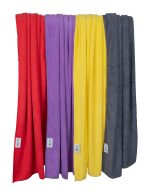 Microfiber towel Collection from a Turkish microfiber dog towel manufacturer to dry dogs after bath time.