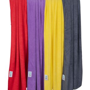 Microfiber towel Collection from a Turkish microfiber dog towel manufacturer to dry dogs after bath time.